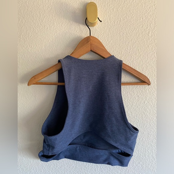 Outdoor Voices Slashback Crop Top, blue - Medium - Picture 4 of 13